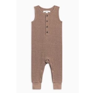 Colored Organics Wade Waffle Tank Romper